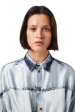 бг Diesel Жени д-суки светло синьо N2F26799 облекло - Image 6