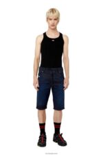 бг Diesel мъже d-krooshort-z joggjeans тъмно синьо N2F26393 облекло