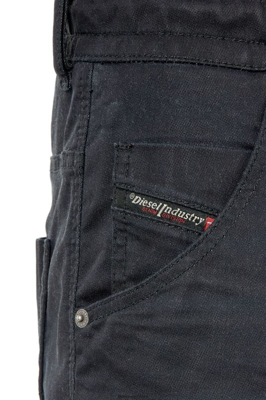 бг Diesel мъже d-krooshort-z joggjeans черно/тъмно сиво N2F26394 облекло - Image 4
