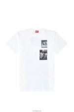 бг Diesel мъже pr-t-nlabel-23b бяло N2F26267 облекло - Image 2
