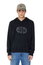 бг Diesel мъже s-ginn-hood-e4 черен N2F26101 облекло - Image 3