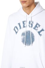 бг Diesel мъже s-ginn-hood-k30 бяло N2F26153 облекло - Image 5