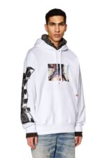 бг Diesel мъже s-macs-hood-l3 бяло N2F26127 облекло - Image 3