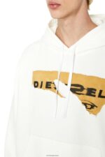 бг Diesel мъже s-macs-hood-poff бяло N2F26124 облекло - Image 5