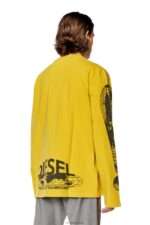 бг Diesel мъже t-кран-ls-l3 жълто N2F26269 облекло - Image 4