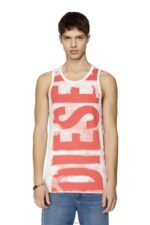 бг Diesel мъже t-повдигане-e1 бяло N2F26202 облекло - Image 3