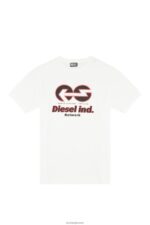 бг Diesel мъже t-просто-e18 бяло N2F26200 облекло - Image 2