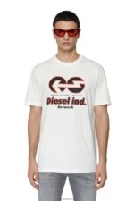 бг Diesel мъже t-просто-e18 бяло N2F26200 облекло - Image 3