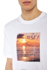 бг Diesel мъже t-просто-g24 бяло N2F26172 облекло - Image 3