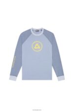 бг Diesel мъже t-juslan-ls светло синьо N2F26201 облекло - Image 2