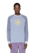 бг Diesel мъже t-juslan-ls светло синьо N2F26201 облекло - Image 3